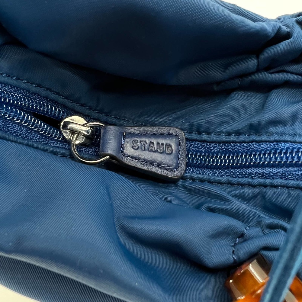 STAUD Bag Womens Blue Small Felix Nylon Shoulder Bag NWOT - Picture 10 of 13